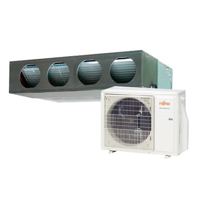 Klimatyzator kanałowy o średnim sprężu FUJITSU ARXG-KMLA + AOYG-KBTB/KRTA Standard